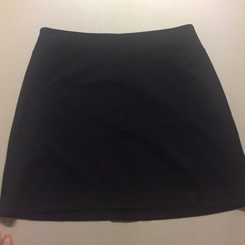 Black stretch Mini skirt